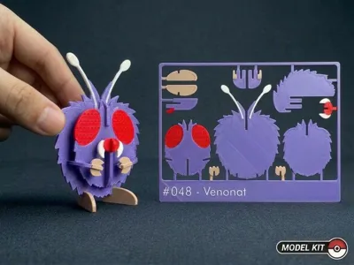 Pokemon #048 - Venonat kit card