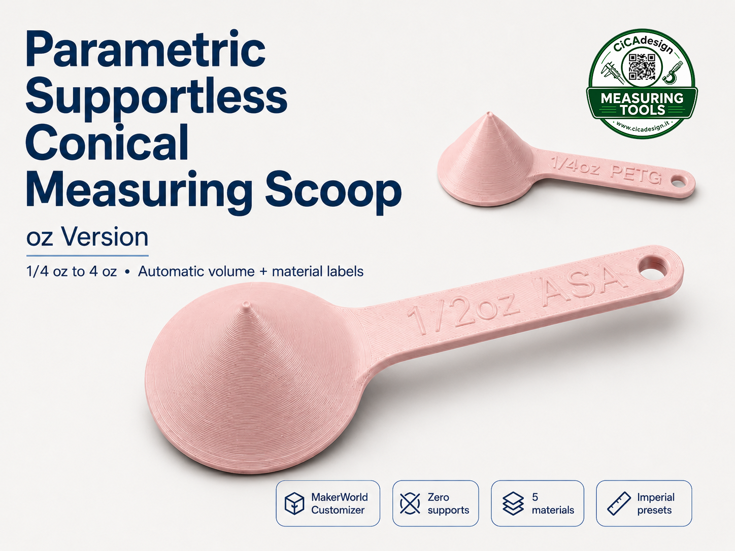 Parametric Measuring Scoop Generator – OZ Version
