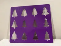 Pochoir sapin de Noël Montessori — photo 2