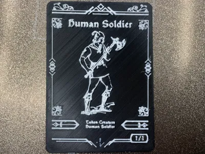 MTG 1/1 Human Creature Token