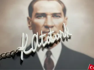 Ataturk Sign Keychain (Atatürk İmza Anahtarlık)