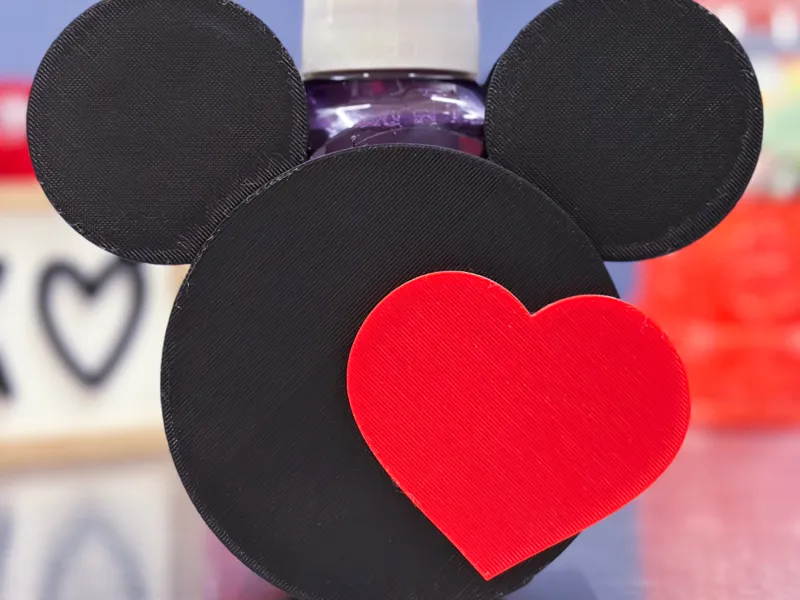 Mickey with Heart Bath and Body Soap Holder