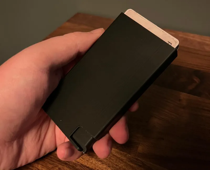 Print in place Lever wallet