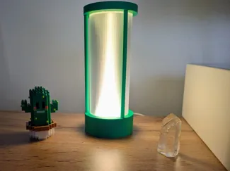 Minimal Sablier Lamp (uses LED Lamp Kit parts)