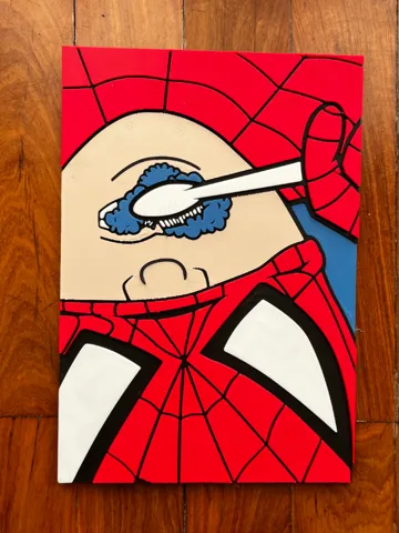 Pieza para disfraz o exhibición: Spider-Man Pop-Art Pannel — vista de referencia 2