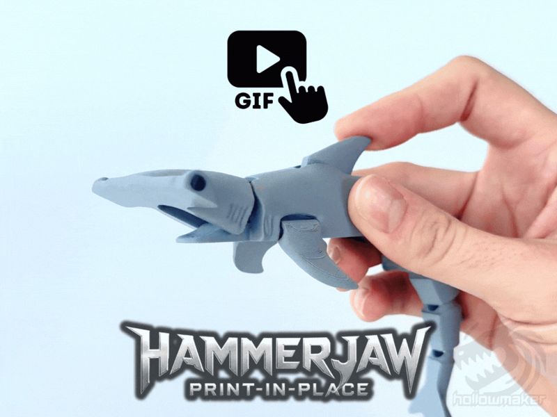 Hammerjaw - Print-In-Place Hammerhead Shark