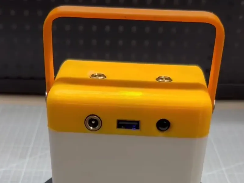 DIY多功能电源12V 3D打印 露营灯 