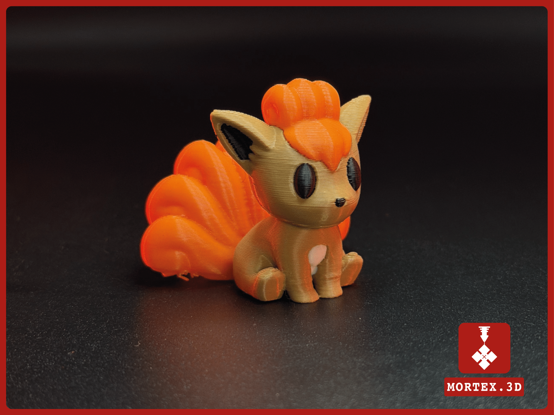 #037 Vulpix Pokemon Mini Figure