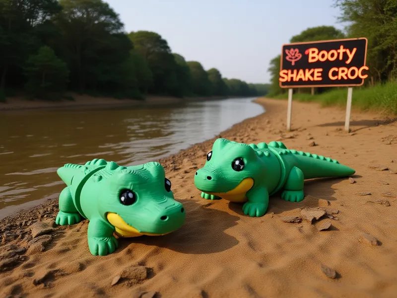 Crocodile Articulated Flexi Fidget 