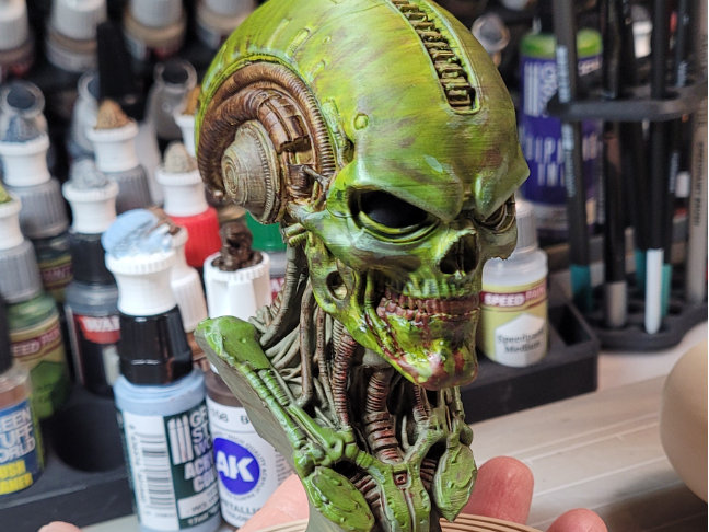 Alien buste R13 3D model