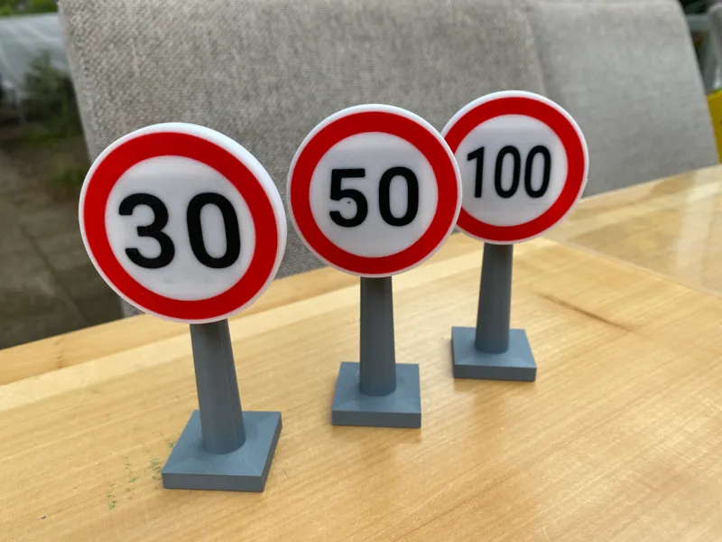 Duplo Verkehrsschild Geschwindigkeitsbegrenzung