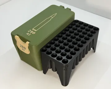 Caja o estuche: Ammo Box - 280 Ackley Improved - 50 Rounds — vista de referencia 3