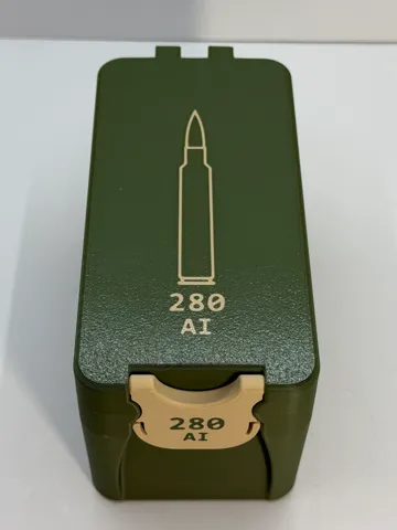 Caja o estuche: Ammo Box - 280 Ackley Improved - 50 Rounds — vista de referencia 2