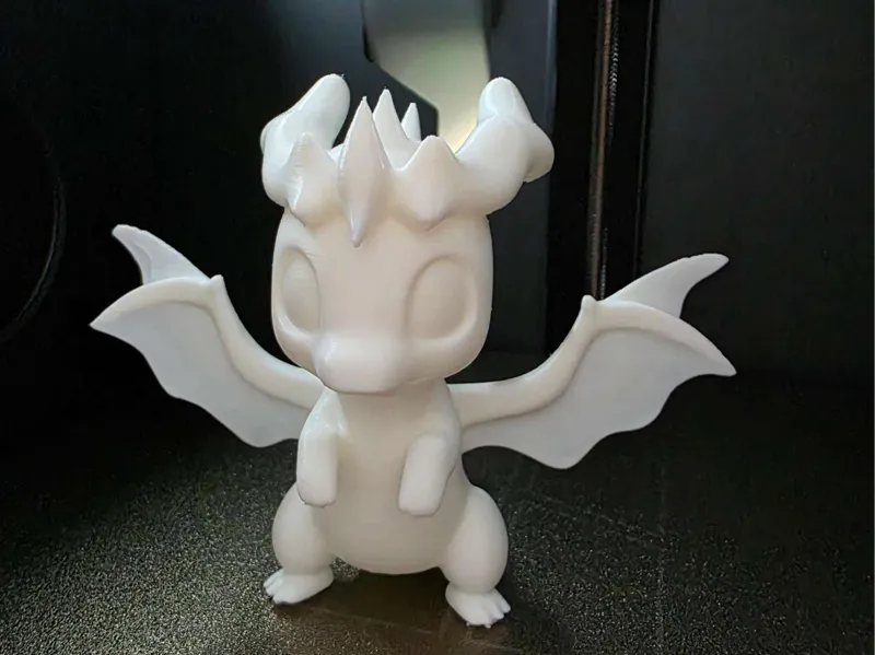 dragon with bone crown