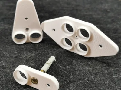 Retaining Pads Glue & Screw for Skadis System Plate