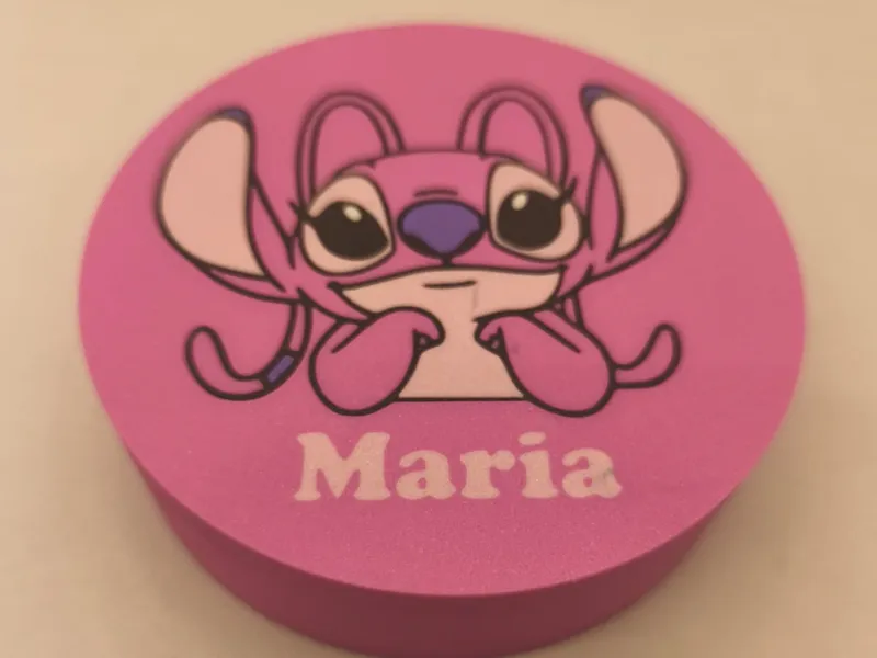 Caja de Angel novia de Stich