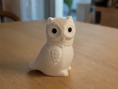 Cute Owl Statue – Multi Size – No Supports 