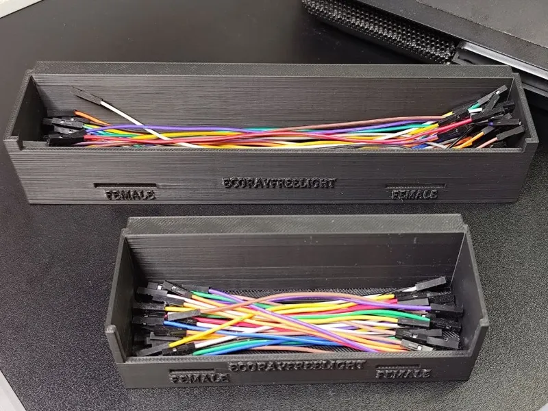 ESP32 Jumper Wire Organizer Box