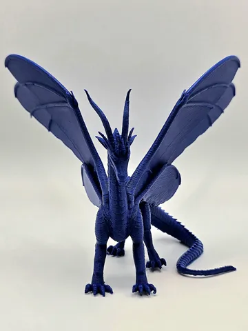 Adorno temático: Wings of Fire Silkwing Dragon: Blue — vista de referencia 3