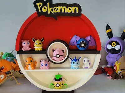 Pokemon Pokéball Round Display NO AMS NEED
