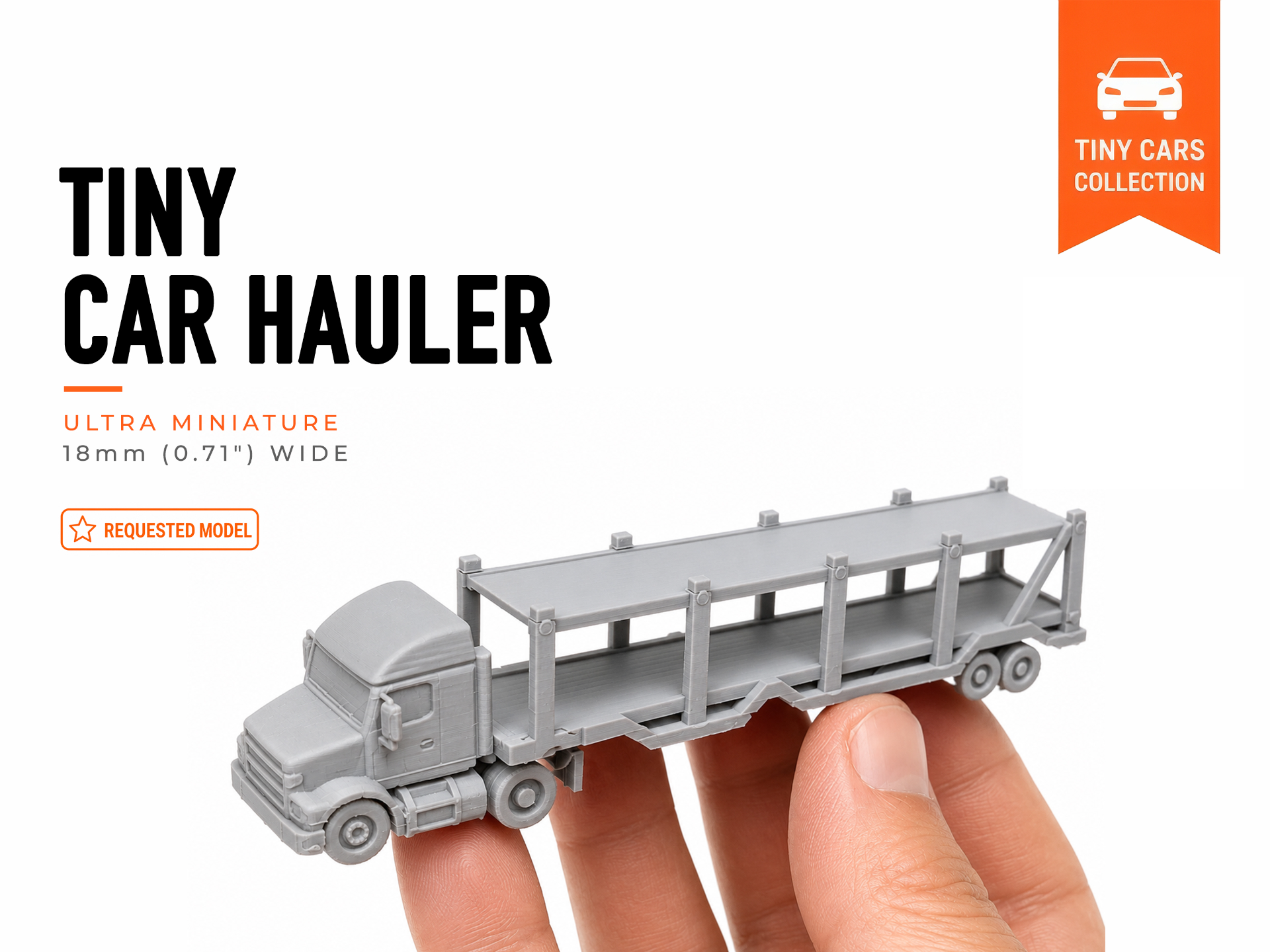 Tiny Car Hauler - Mini Cars Series