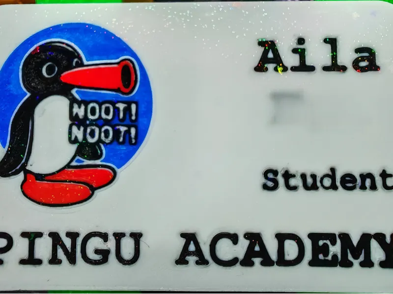 Pingu Academy ID Card