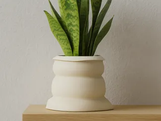 Small plant pot - Organic design
