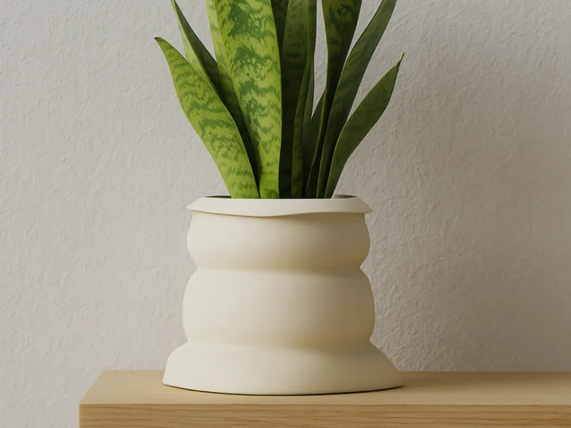 Small plant pot - Organic design