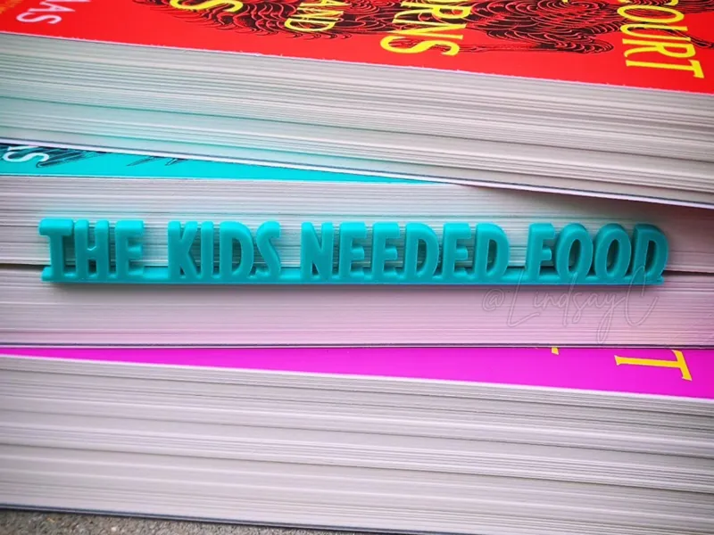 "The Kids Needed Food" Bookmark