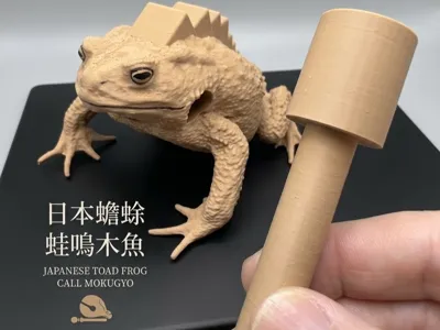 Japanese Toad Frog Call Mokugyo