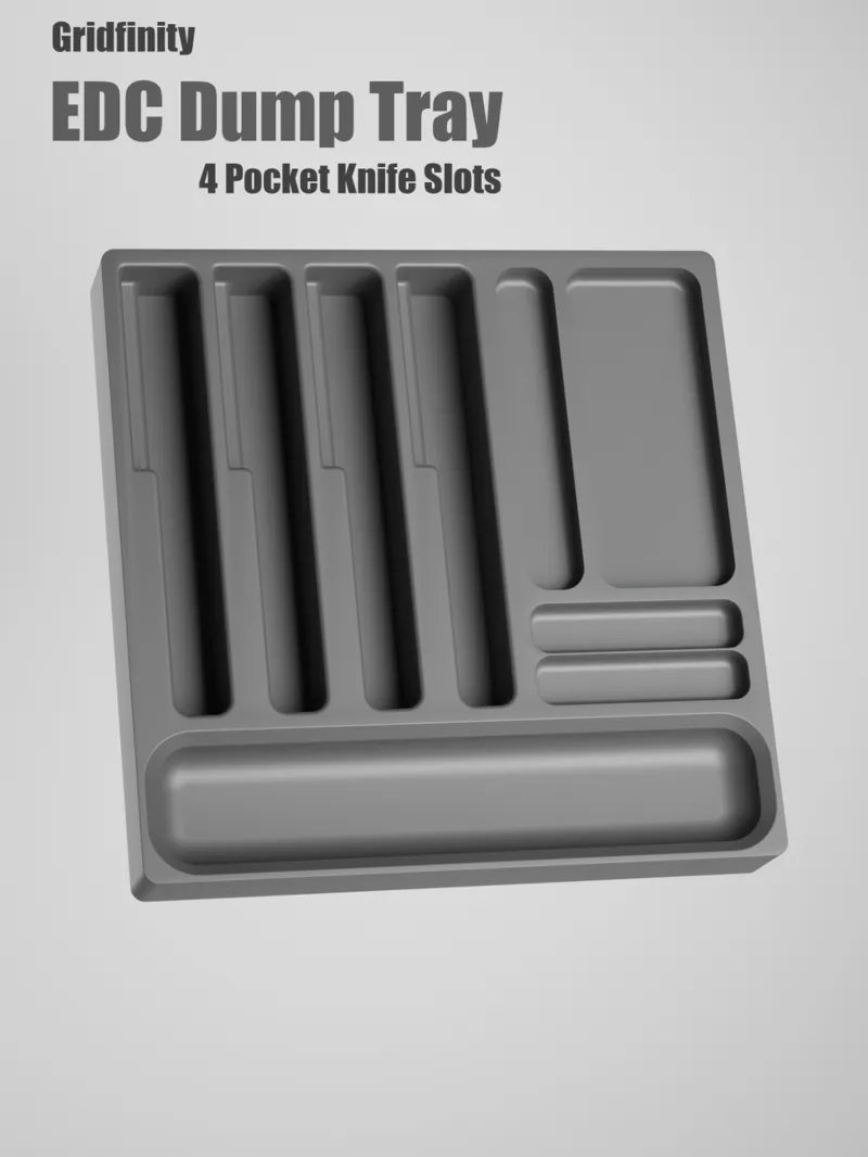 Gridfinity EDC Dump Tray