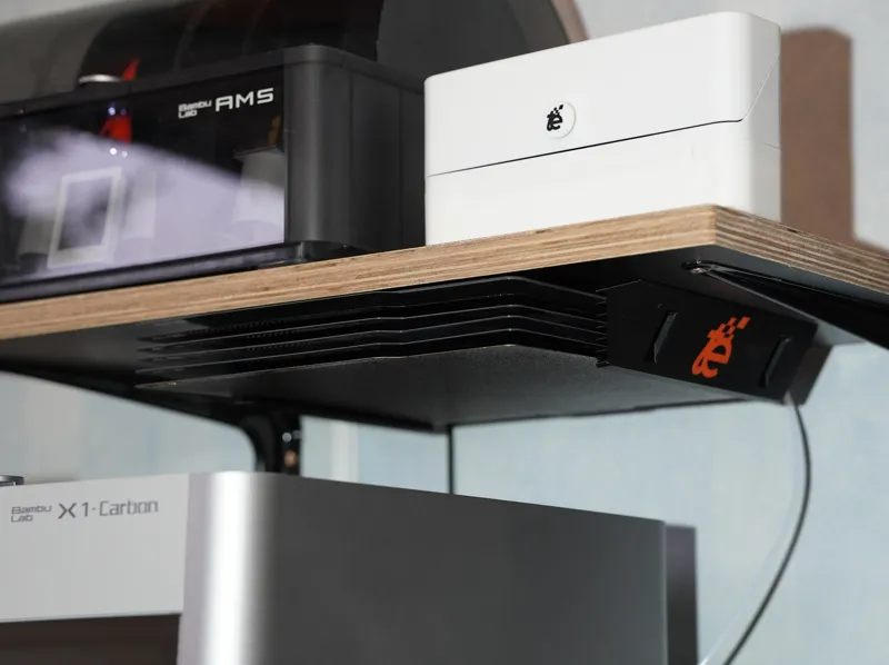 Under Shelf Buildplate holder 6X also for thick plates with G10 or Carbon
