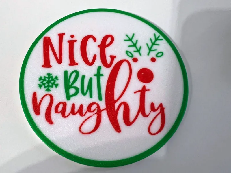 Nice But Naughty Coaster