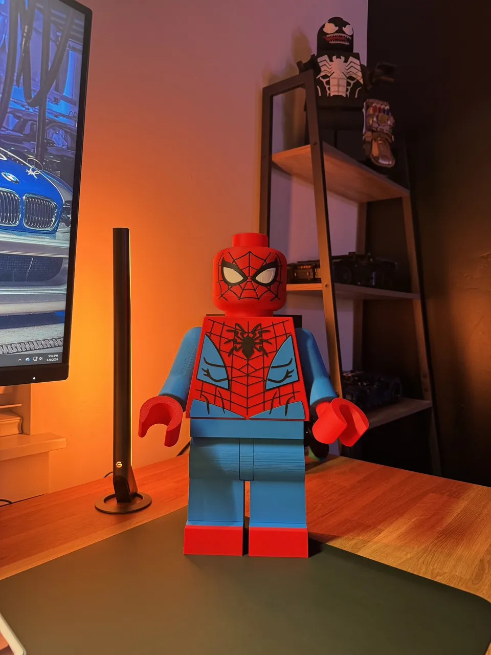 Classic Spiderman BRICK modular Figure 16" view 2
