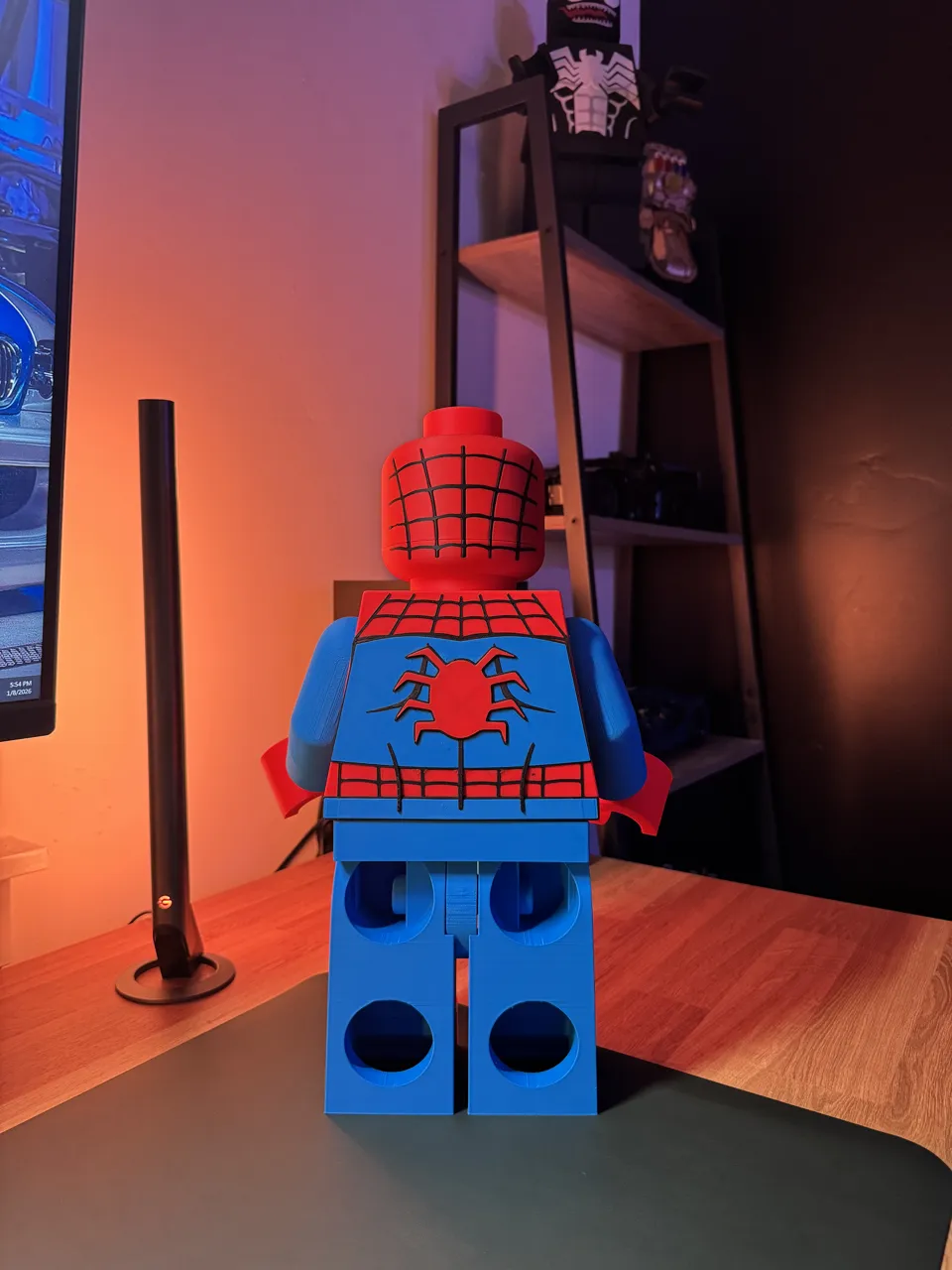 Classic Spiderman BRICK modular Figure 16" view 4