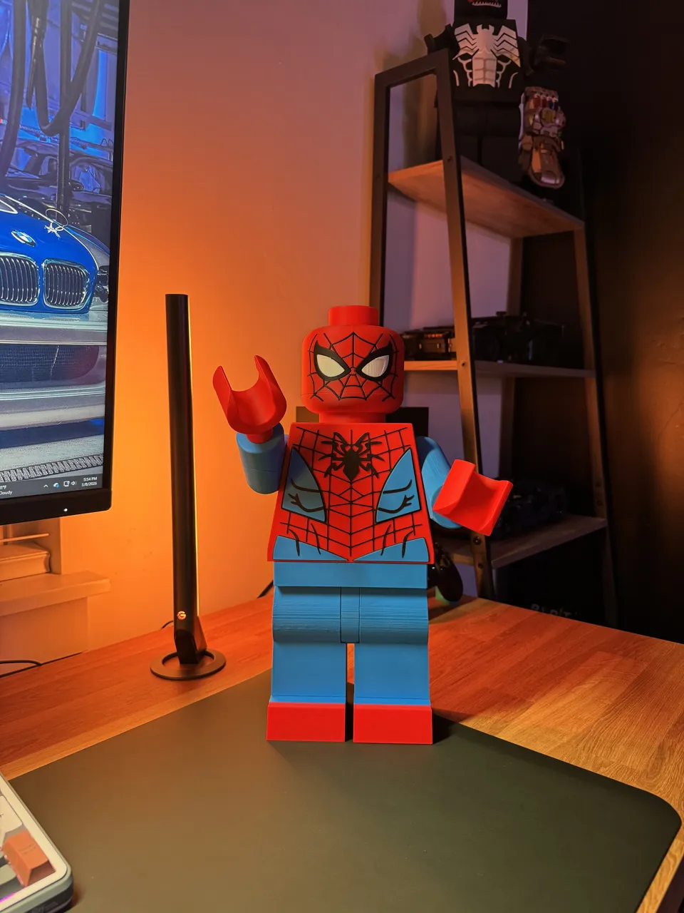 Classic Spiderman BRICK modular Figure 16" view 3