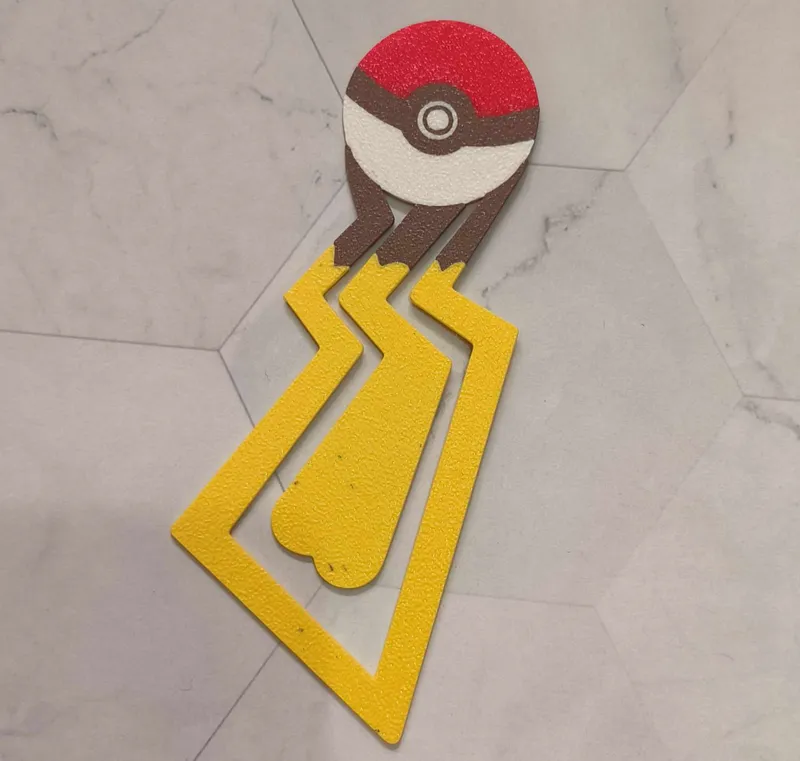 Pokemon pokeball bookmark