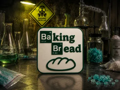 Baking Bread Meme Sign (No AMS)