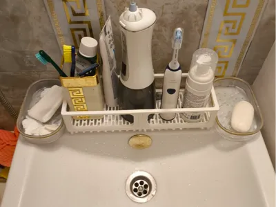 simple bathroom organizer