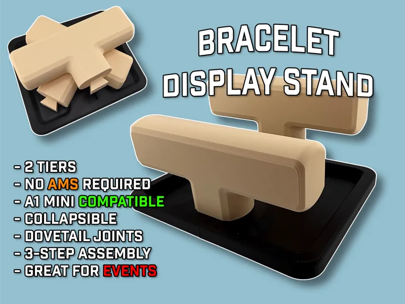 Collapsible Display Stand - bracelets or watches