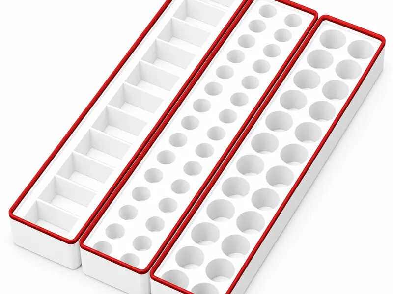 Gridfinity - Battery Holders (Standard Base)