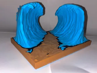 Splitting of the Red Sea