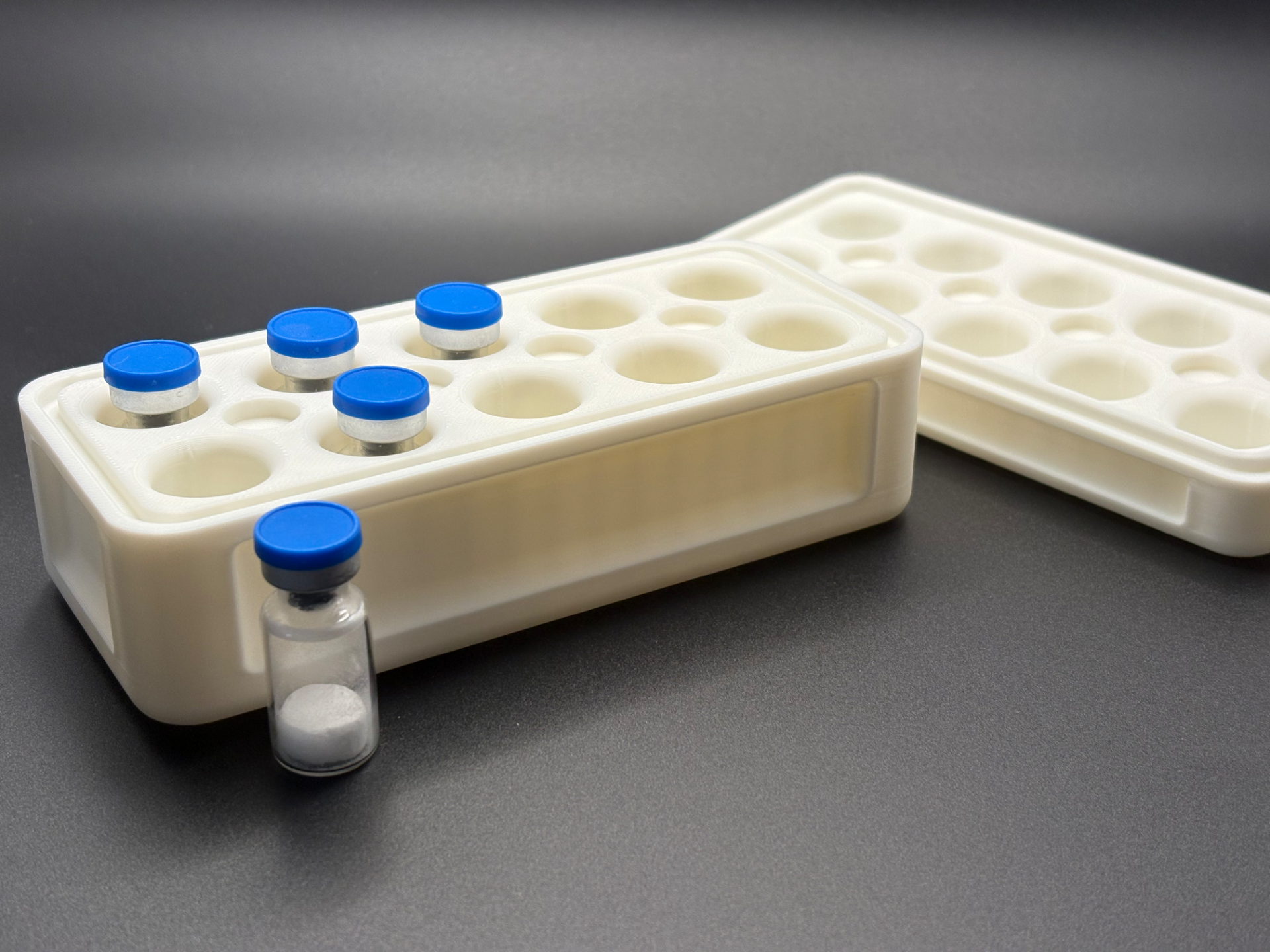 Magnetic Peptide Vial Vault (10x 3ml Vials)