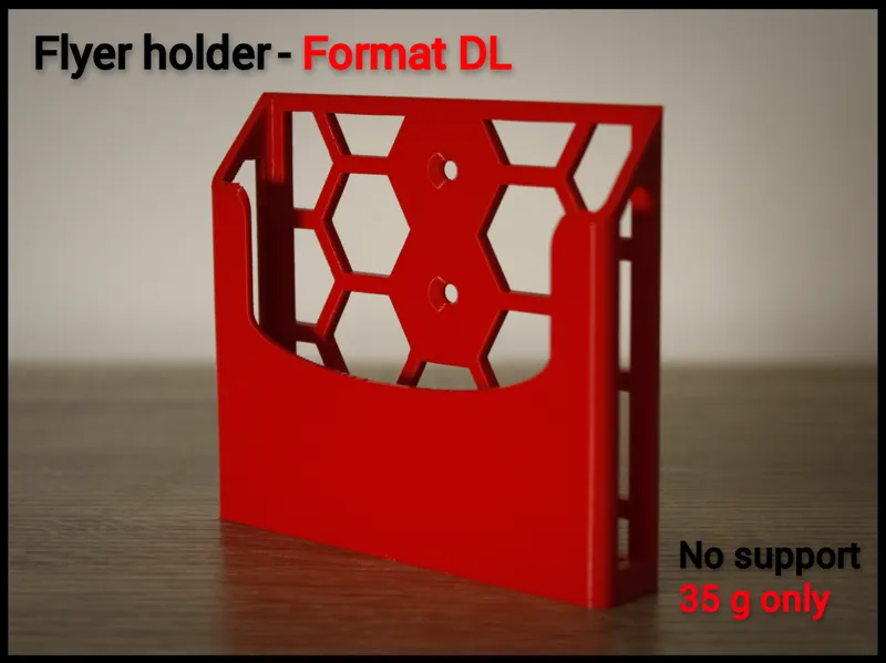 Flyer holder - Format DL - 220 × 110 mm