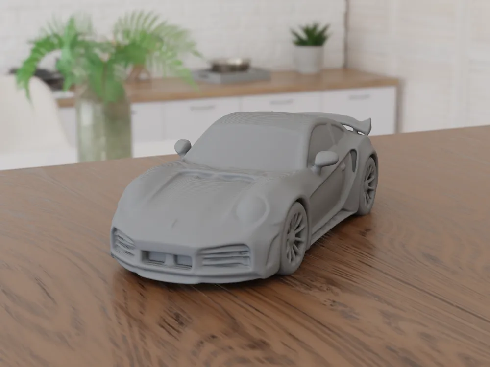 Porsche 911 Turbo S - Free 3D Print Model - MakerWorld