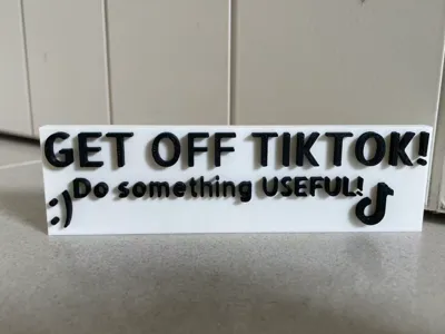 Get off tiktok