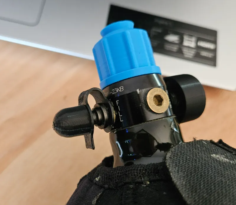 Fill Nipple Cap for HP Paintball Tank Regulator
