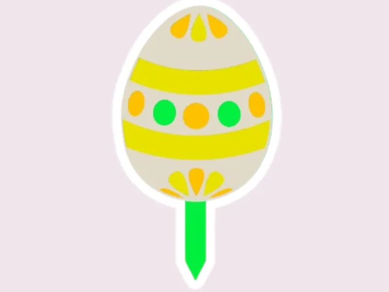 Easter stick Egg 2