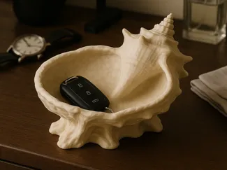 Coastal Conch Shell Catch All Bowl