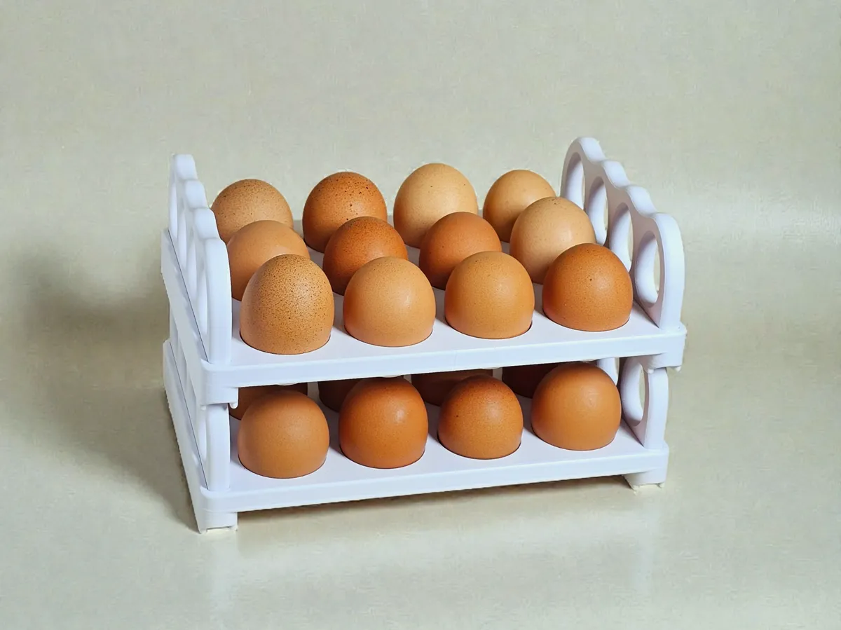 StackEgg – Stackable Egg Rack - Free 3D Print Model - MakerWorld